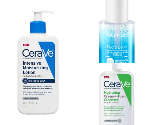 affordable skincare favs cover photo collage