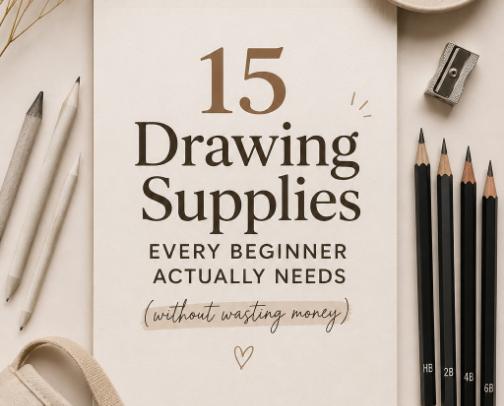 Essential Art Supplies Every Beginner Actually Needs cover photo collage