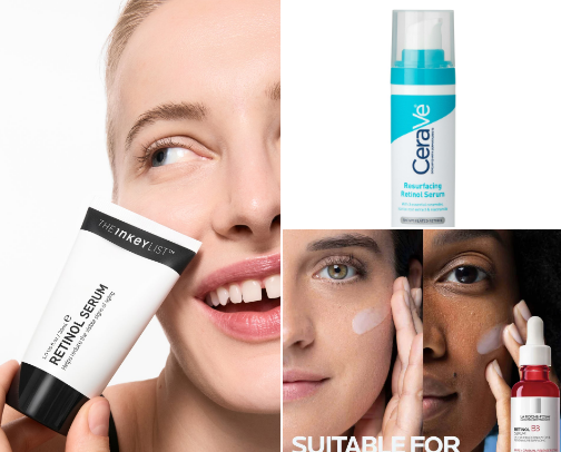 “Best Beginner-Friendly Anti-Aging Serums (2025)” cover photo collage