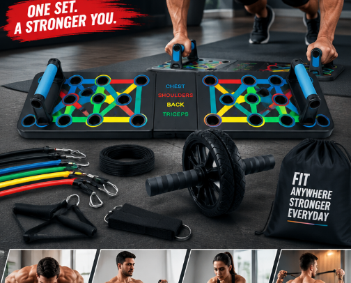The Small-Space & Apartment Home Gym (Quiet, Compact, Zero Clutter) cover photo collage