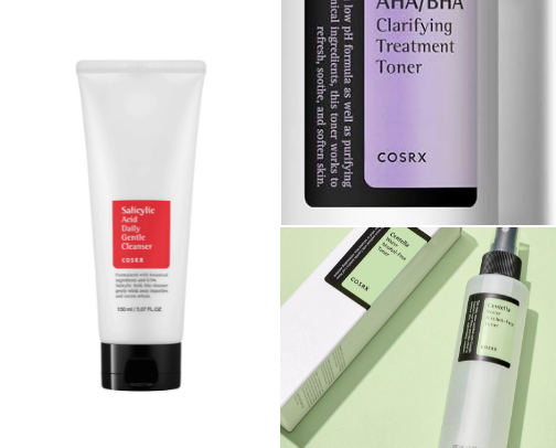 COSRX Essentials for Acne-Prone Skin cover photo collage