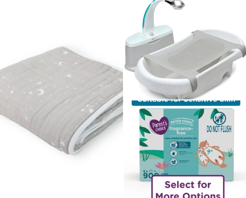 Hospital Bag & Baby Essentials for New Moms 🤍 cover photo collage