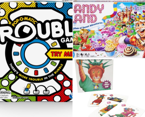 Family Games for Toddlers & Elementary Schoolers cover photo collage