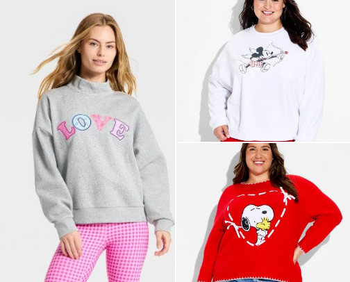 💕Valentine’s Day Sweatshirts You’ll Love 💕 cover photo collage