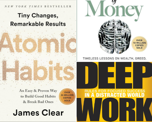Books That Can Actually Improve Your Life cover photo collage