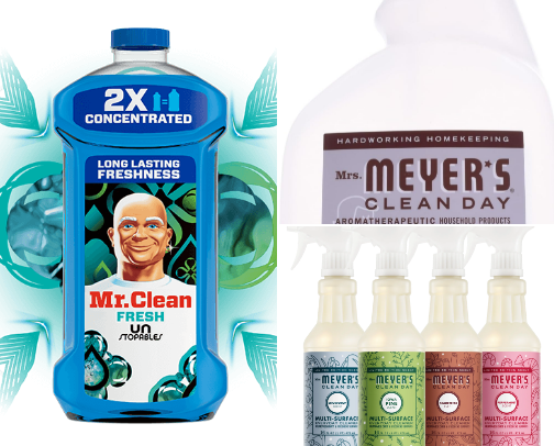 what I use to clean my house 🧺 cover photo collage
