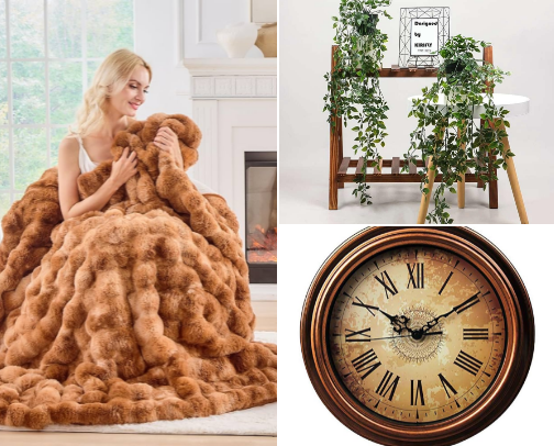 Cosy Cottage-core furnishings cover photo collage