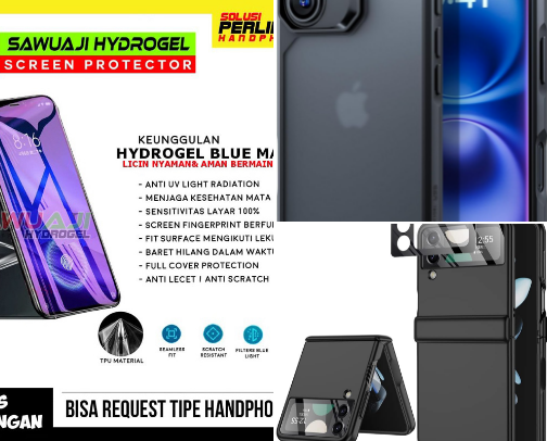 Latest Smartphones, Optimal Protection, and Functional Accessories cover photo collage