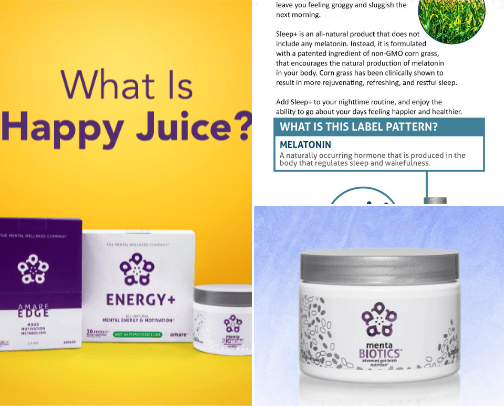 Mental Wellness Support.  The BEST Gut brain Axis products to support mental health. cover photo collage