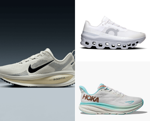 Tennis shoes cover photo collage