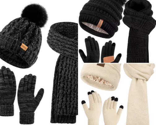 Cozy Winter Essential Best Hats,Gloves and Scarfs cover photo collage