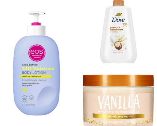 vanilla shower routine🍦 cover photo collage