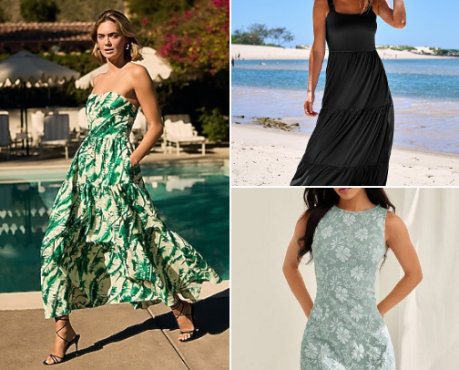 The Ultimate Guide to Summer Vacation Fashion for Moms: Chic, Comfortable & Vacation-Ready cover photo collage