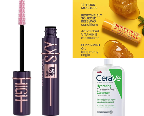 Glow and slay beauty faves. cover photo collage