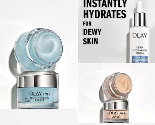 OLAY COSMETIC cover photo collage