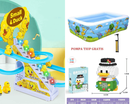 Here i recommend children's toys cover photo collage