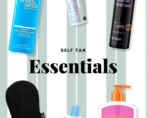 Self-Tan Essentials cover photo collage