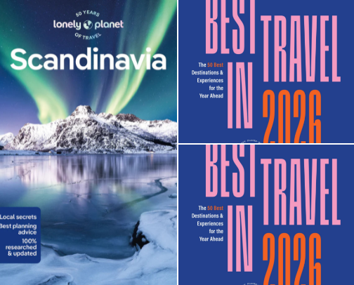 Download - Lonely Planet Best in Travel 2026: A Year's Worth of Travel Inspiration | Brand New Top 25 Places & Experiences | Trip Planning Tips & Advice for travel lovers cover photo collage