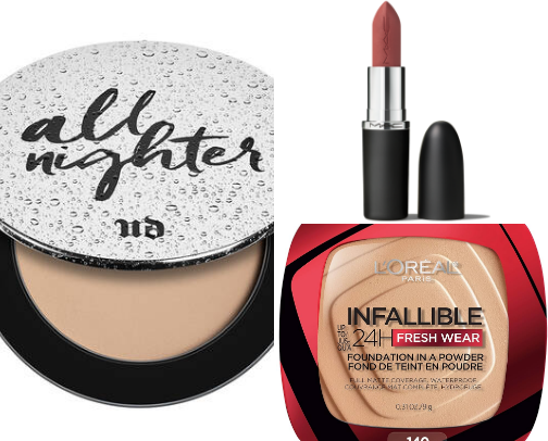 Favorite beauty products cover photo collage