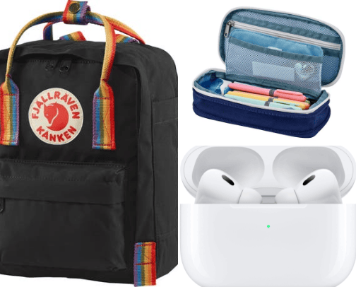 Back to school/college essentials cover photo collage