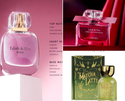 Woman Parfume cover photo collage
