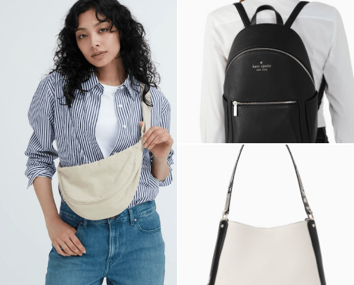 Purses for all occasions cover photo collage