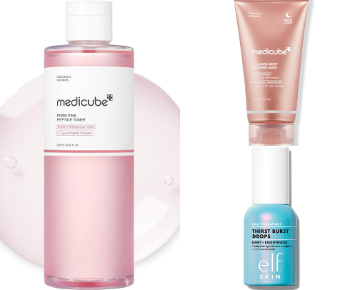 Favorite Skincare Products cover photo collage