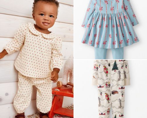 Holidays are on their way! Super cute items for babys from HANNA ANDERSSON! 🧩 cover photo collage