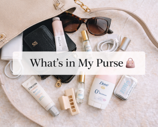 What’s in My Purse (Everyday Essentials) cover photo collage