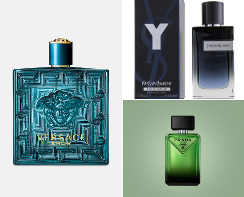 Scents for men! cover photo collage
