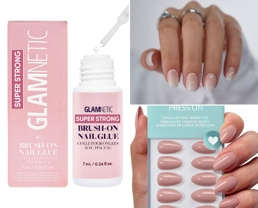 My fav press on nails cover photo collage