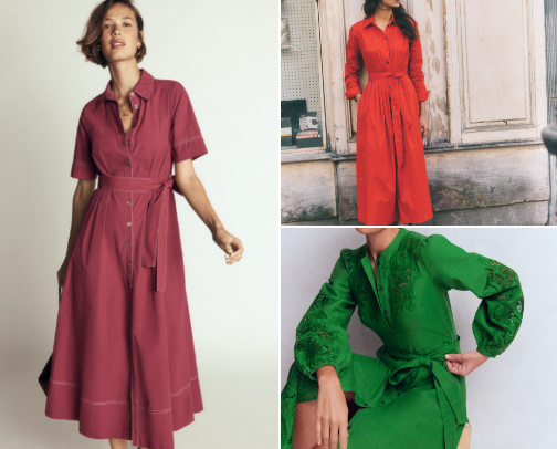 3 petite dresses from Boden cover photo collage