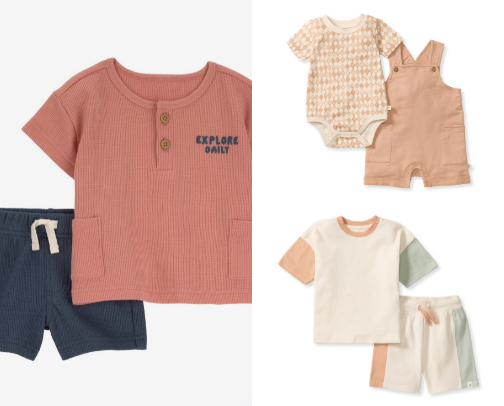Baby boy clothes cover photo collage