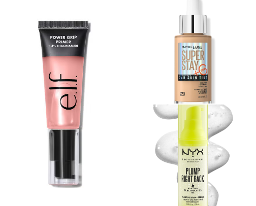 My drugstore makeup favs! cover photo collage