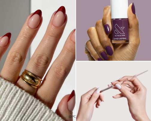 products to be an at home nail tech ⋆⭒˚.⋆ cover photo collage