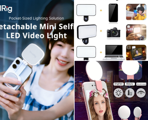 Phone Selfie Light Make up✨ cover photo collage