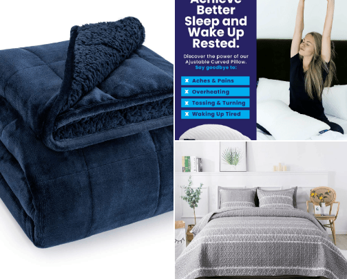 Cozy Bedroom Finds cover photo collage