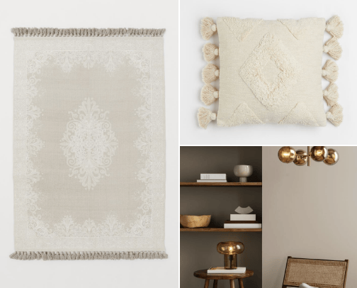 h&m home inspo cover photo collage