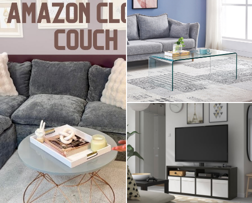 Living room vibes cover photo collage
