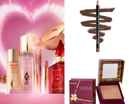 Make-up lover cover photo collage