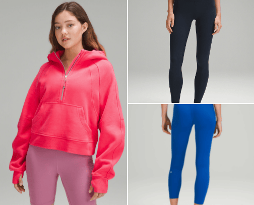 Lululemon MUST HAVES cover photo collage