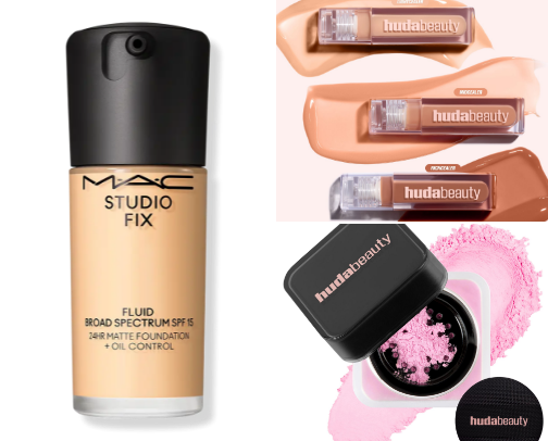 Favorite makeup products cover photo collage