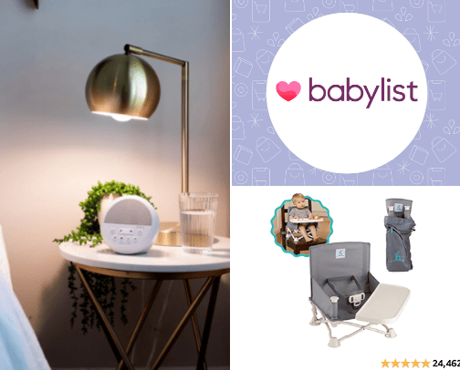 Baby items + full list of baby registry. cover photo collage