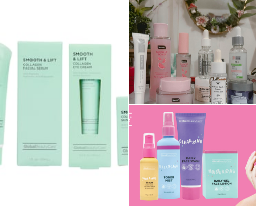 Affordable skin care cover photo collage