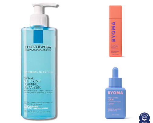Affordable Everyday Skincare Routine cover photo collage