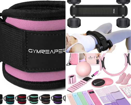 Beginner gym equipment for success cover photo collage
