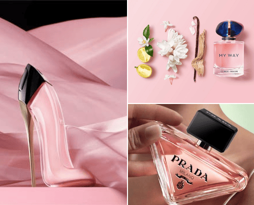 perfumes 🌸 cover photo collage