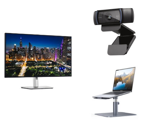 Remote Work / WFH Desk Setup 🧑🏻‍💻 cover photo collage