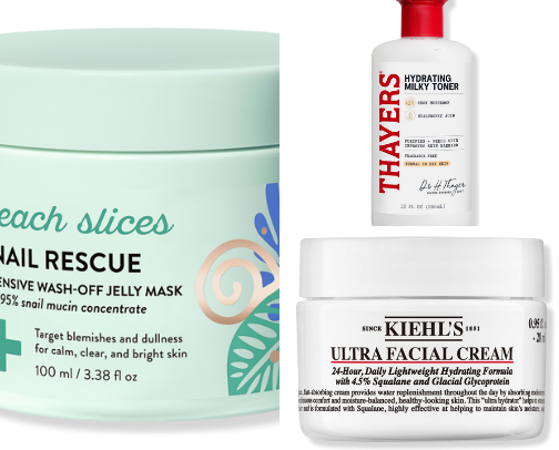 Skincare favs cover photo collage