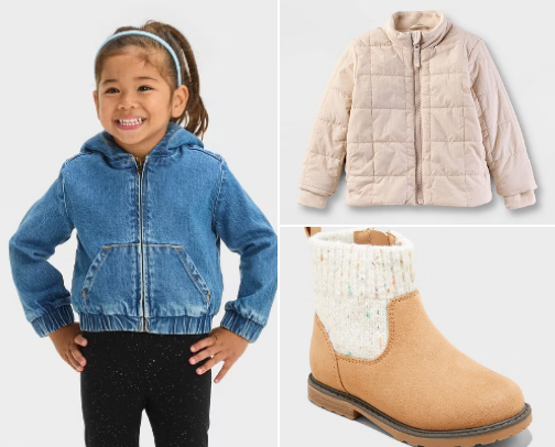 Girl Toddler Winter Clothes cover photo collage